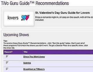 Geek Tip: TiVo Guru Guide For Valentine's Day