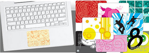New Laptop Accessory: Colorful Trackpad Skins