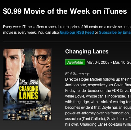 How To Get the 99 Cent Movie Rentals From iTunes