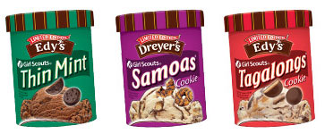 Dreyer's/Edy's Girl Scout Cookie Infused Ice Cream Is Back on the Market