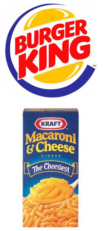 Burger King to Offer Kraft Macaroni and Cheese