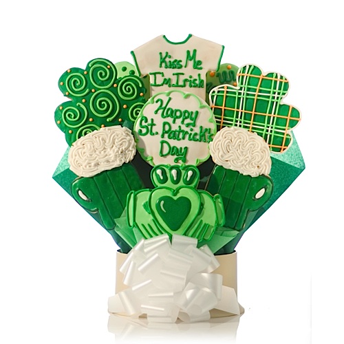 Kiss Me I'm Irish Cookie Bouquet Kiss Me I'm Irish Cookie Bouquet