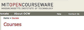 MIT OpenCourseWare Quenches Your Thirst For Knowledge