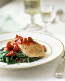 Sunday Dinner: Salmon With Beets and Lentils