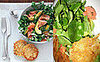 Theirs vs. Mine: Potato Latkes With Watercress Salad