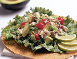 Fast & Easy Dinner: Avocado and Feta Salad Wraps