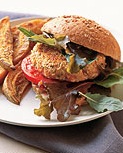 Monday's Leftovers: Salmon Burgers
