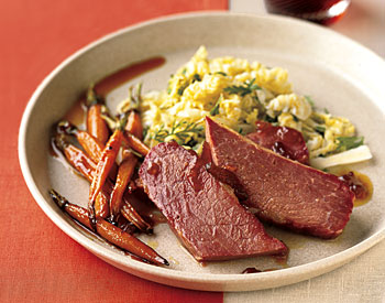 Sunday Dinner: Corned Beef and Carrots 