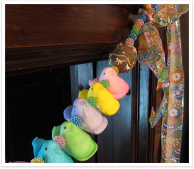 Yummy Link: Peep Garland Yummy Link: Peep Garland