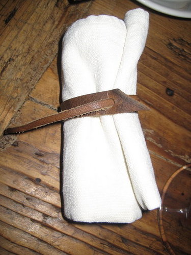 Easy and Affordable Leather Napkin Rings