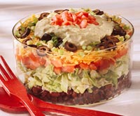 Fast & Easy Dinner: Layered Taco Salad Fast & Easy Dinner: Layered Taco Salad