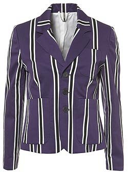Stripe Blazer - Topshop