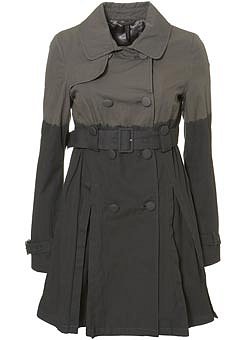 Dip Dye Trench Coat - Topshop