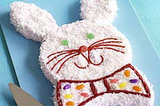 Easter Bunny Cut-Up Cake