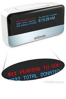 WiFi Donation Alarm Clock by ThinkGeek