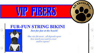 Would You Wear a Bikini Made of Pet Hair?