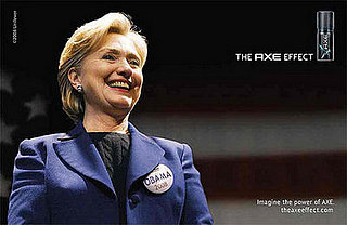 Ad-rageous: Axe Body Spray Woos Hillary Into Voting Obama?