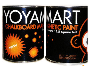 Pimp Your Crib: Chalkboard-Magnetic Paint