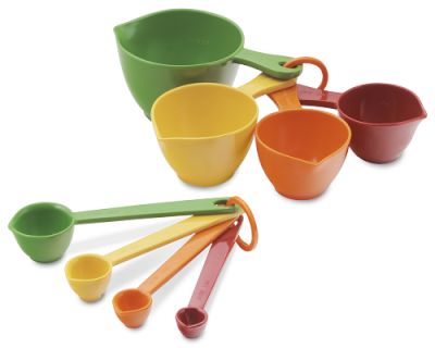 Melamine Measuring Cups & Spoons Melamine Measuring Cups & Spoons