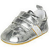Supersize This: Silver Crib Shoes