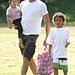 Hugh Jackman Plays Around with His Kiddos