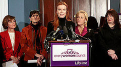 Marcia Cross Gets Political Marcia Cross Gets Political