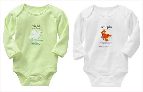 Baby Gap Zodiac Onesies