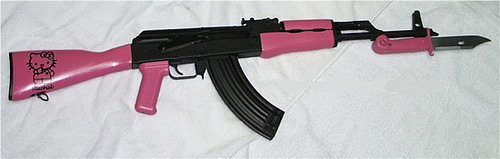 Painted Guns Look Like Toys