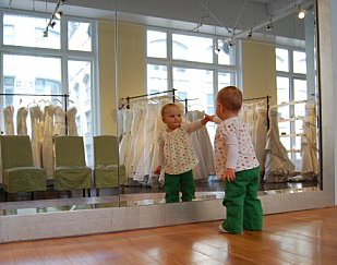 Baby Goes Wedding Dress Shopping