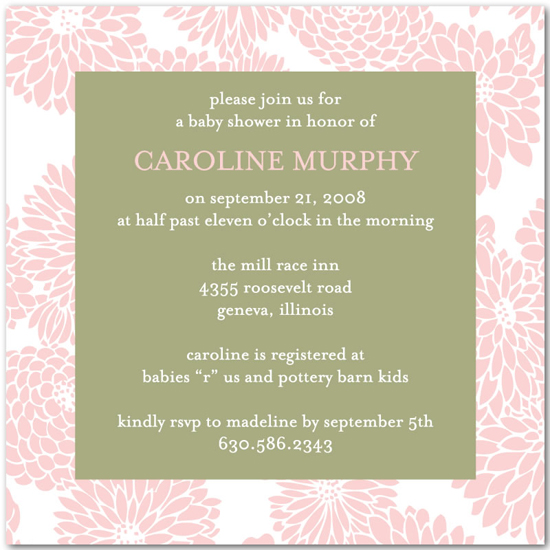 Tiny Prints Baby Shower Invitations