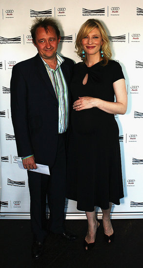 Cate Blanchett and hubby show off her beauteous bump. Cate Blanchett and hubby show off her beauteous bump.