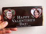 I designed some photo candy bar wrappers for Valentine's Day
