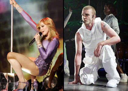 Madonna sings to Justin 