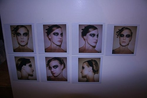 Backstage at Monique Lhuillier Backstage at Monique Lhuillier