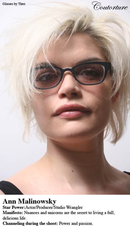 Ann Malinowski in glasses by Theo Ann Malinowski in glasses by Theo
