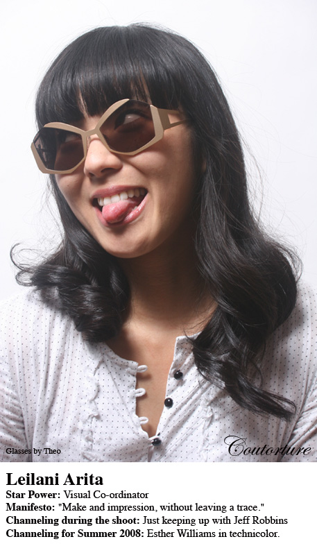 Leilani Arita in glasses by Theo Leilani Arita in glasses by Theo