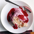 Quick raspberry charlotte