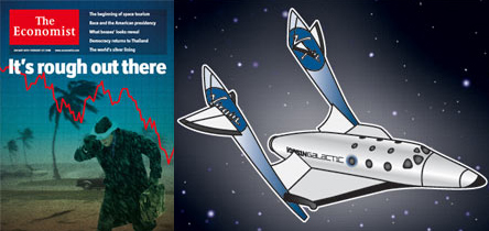 On the Newsstand: Virgin Voyage . . . in Space