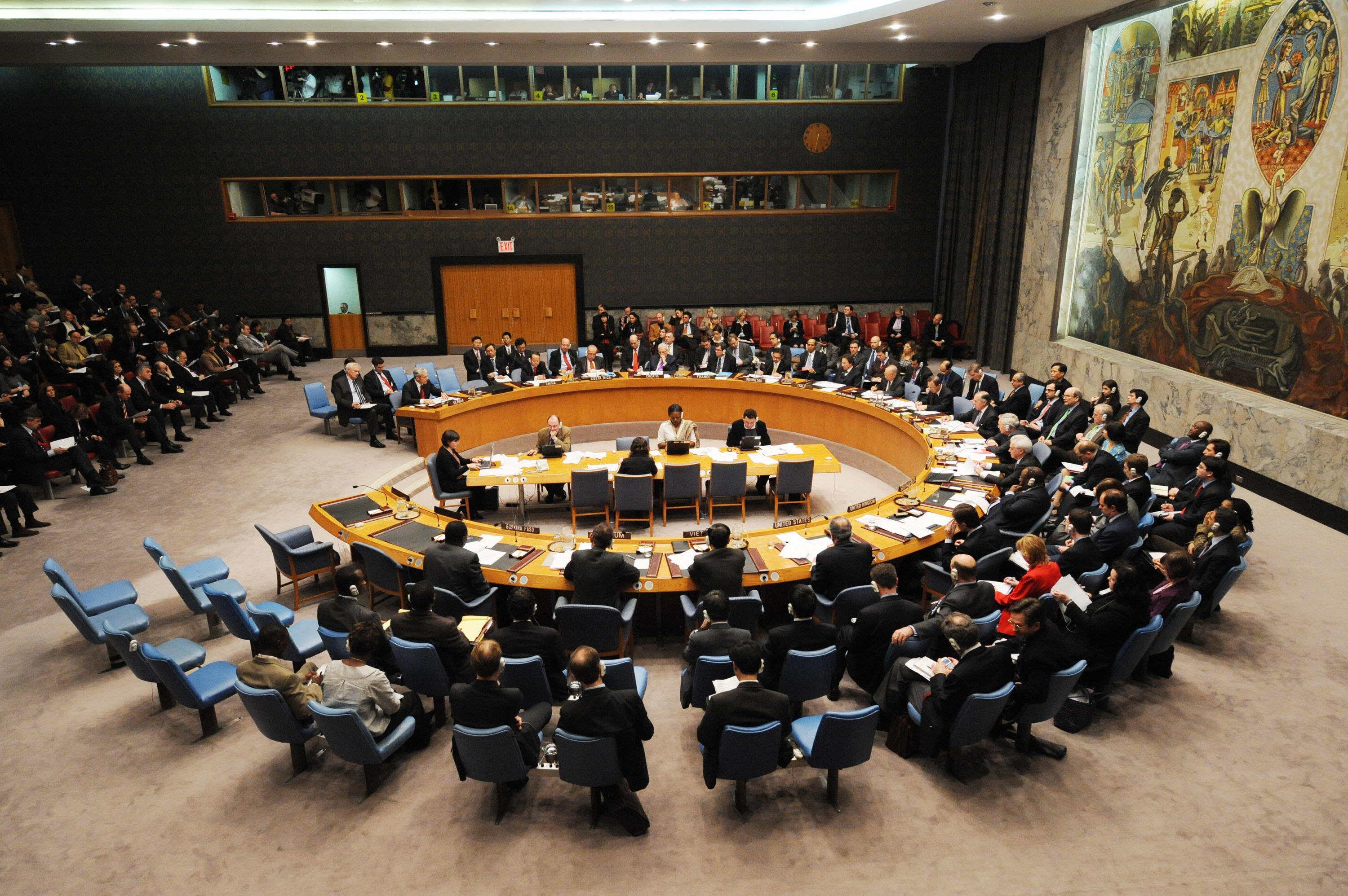 The United Nations Security Council met in New York, the day after Kosovo declared independence to discuss the situation. The United Nations Security Council met in New York, the day after Kosovo declared independence to discuss the situation.