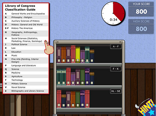 Library of Congress Classification Game to Tests Your Wits