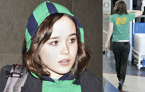 Following The Oscars Ellen Page Leaves Los Angeles