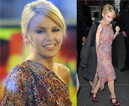 Kylie Minogue Appears On The Today Show