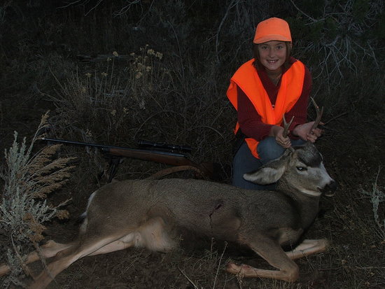 Daughters first buck at 12.