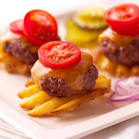 Burger-Potato Bites