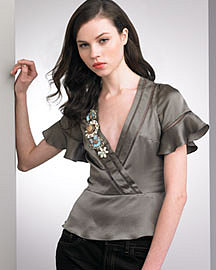Nanette Lepore�-� Love Note Satin Top