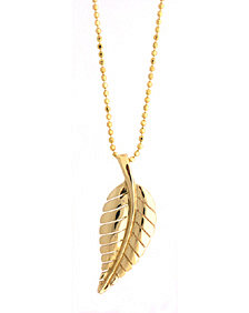 Jennifer Meyer Leaf Necklace
