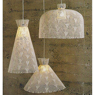 Love  It or Hate It? Crocheted Pendant Lamps