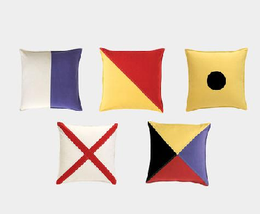 Steal of the Day: Maritime Signal Pillow Covers