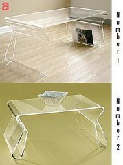 Less or More: Acrylic Tables