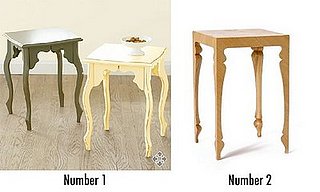 Less or More: Curved Leg Side Tables